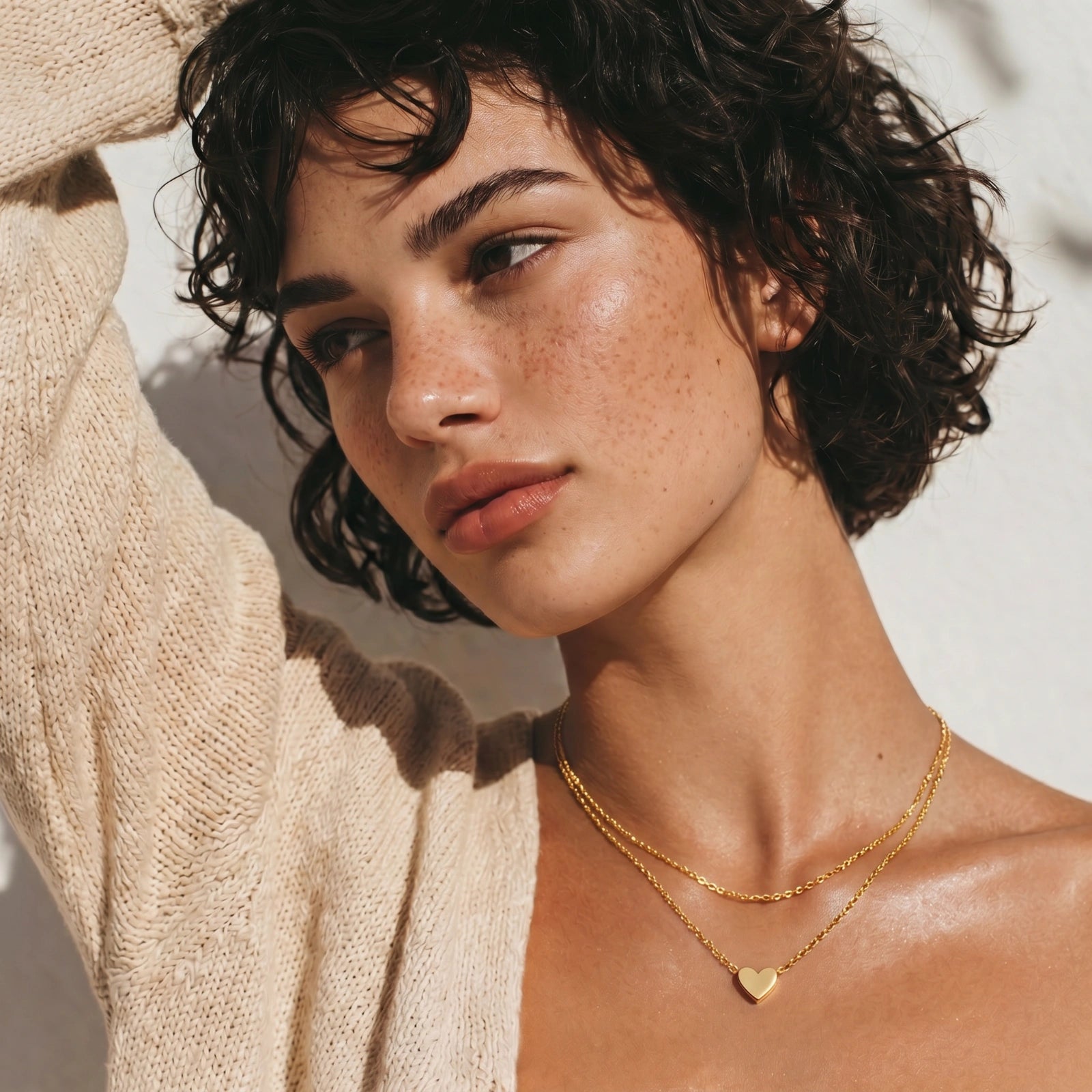 Collana a Strati con CUORE | NAREVA